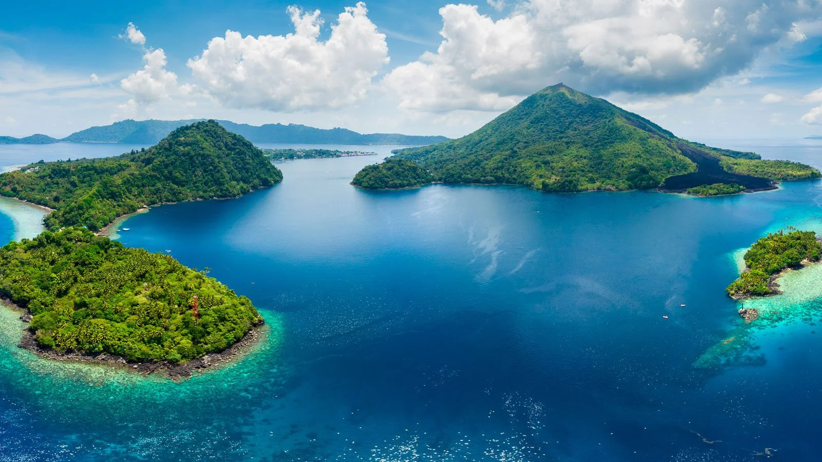 Remote Indonesian islands and pristine waters